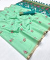 Pure Spun Swan By Girnar Spun Cotton Saree Wholesale Market In Surat